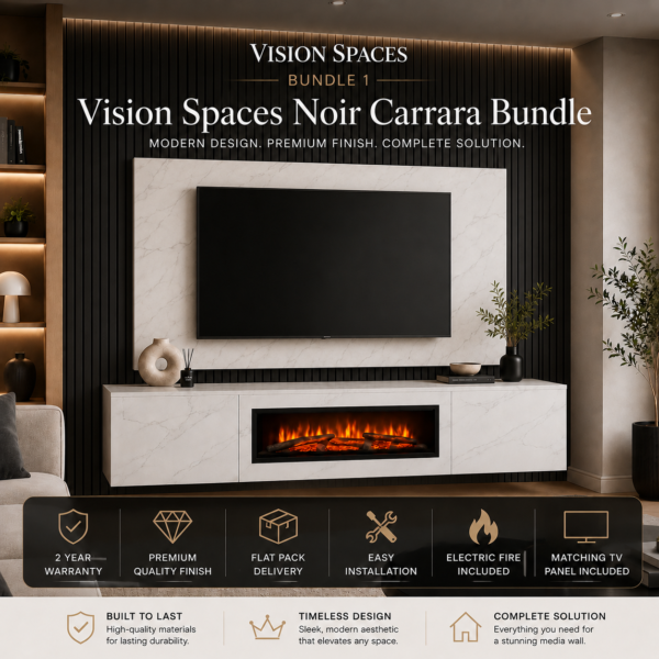 vision spaces bundle Noir Carrara