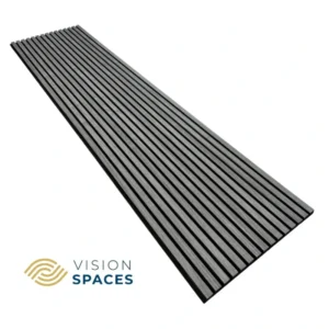 Acoustic Slat Wall Panel Grey