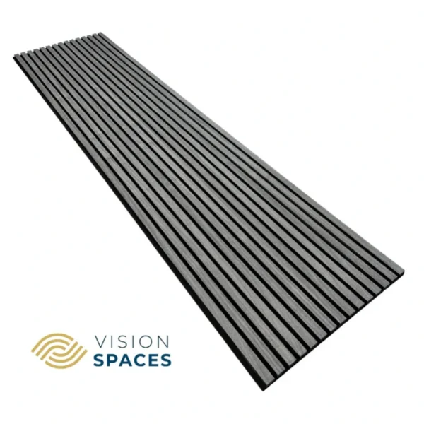 Acoustic Slat Wall Panel Grey
